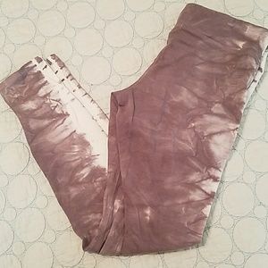 Forever 21 tie dye leggings